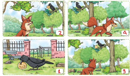 Textbook (Ncert) Solutions of The Raven And The Fox
