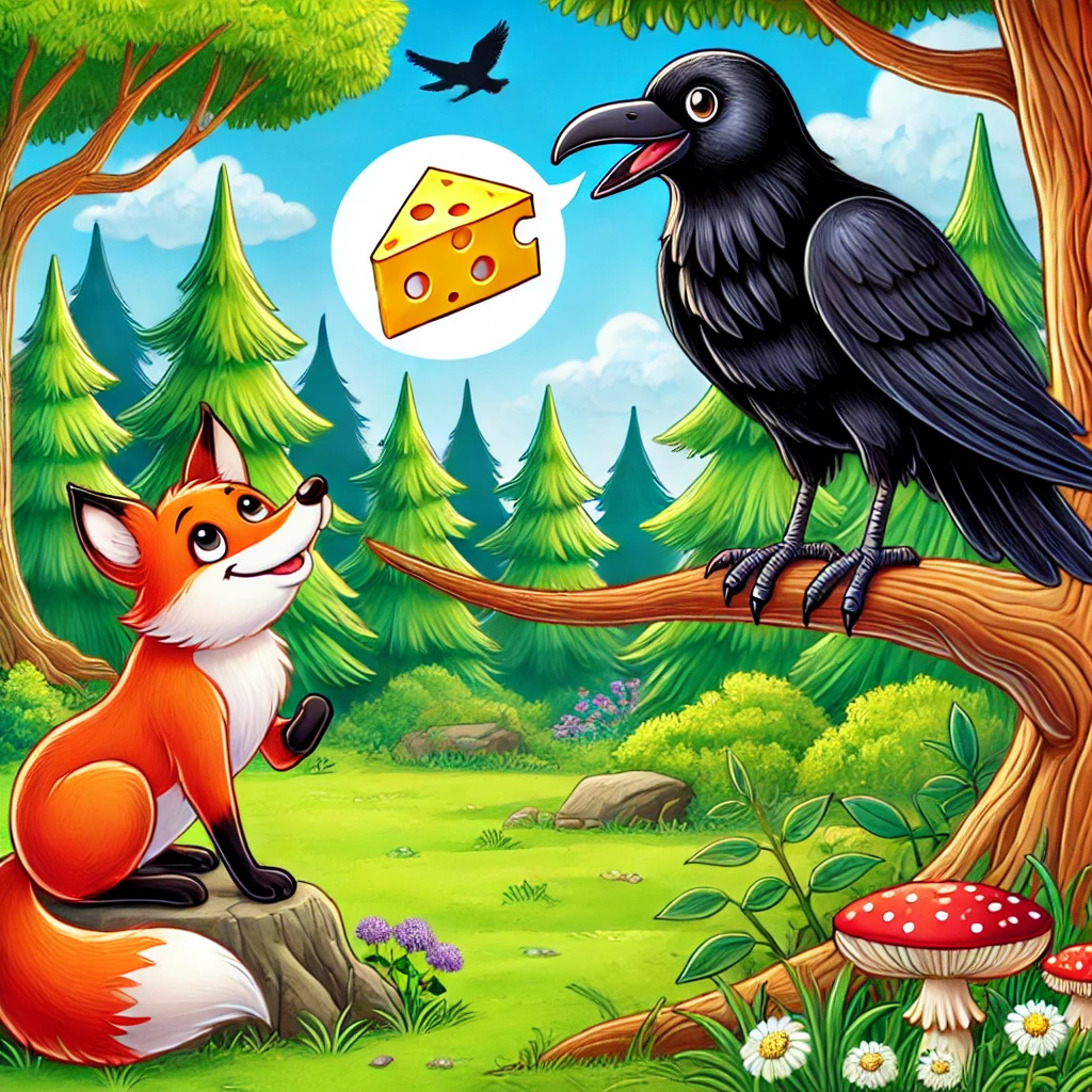 Textbook (Ncert) Solutions of The Raven And The Fox
