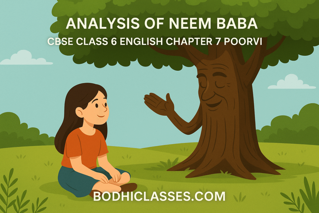 Analysis Of Neem Baba CBSE Class 6 English