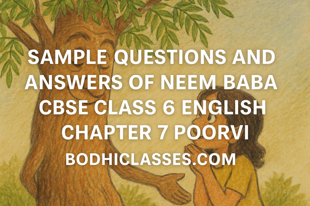 Sample Questions On Neem Baba