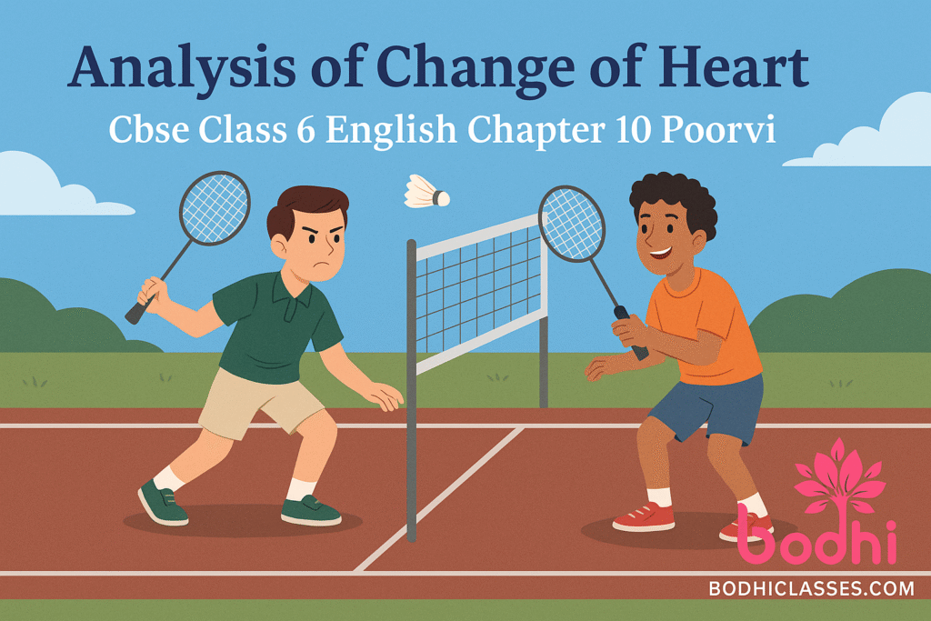 Analysis of Change of Heart CBSE Class 6 English
