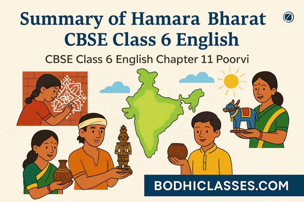 Summary of Hamara Bharat Cbse Class 6 English