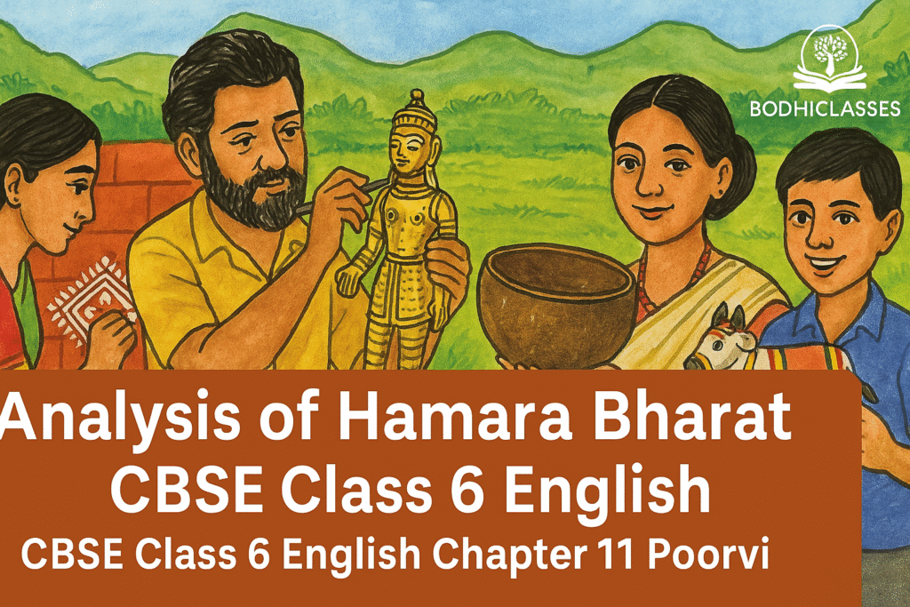 Analysis of Hamara Bharat CBSE Class 6 English