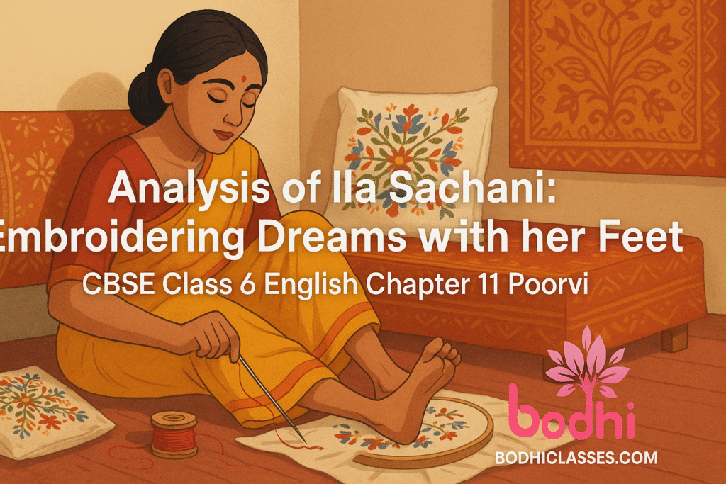 Analysis of Ila Sachani: Embroidering Dreams with her Feet